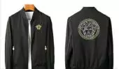 blouson versace jacket promo zipper embroidery black
